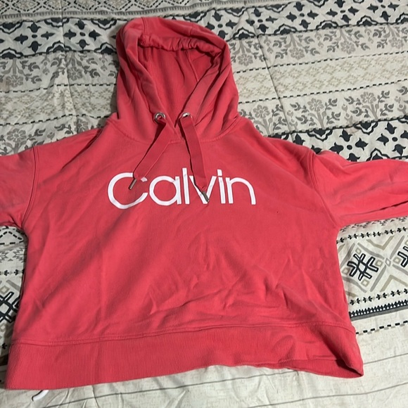 Calvin Klein Performance Sweaters - Calvin Klein Cropped hoodie